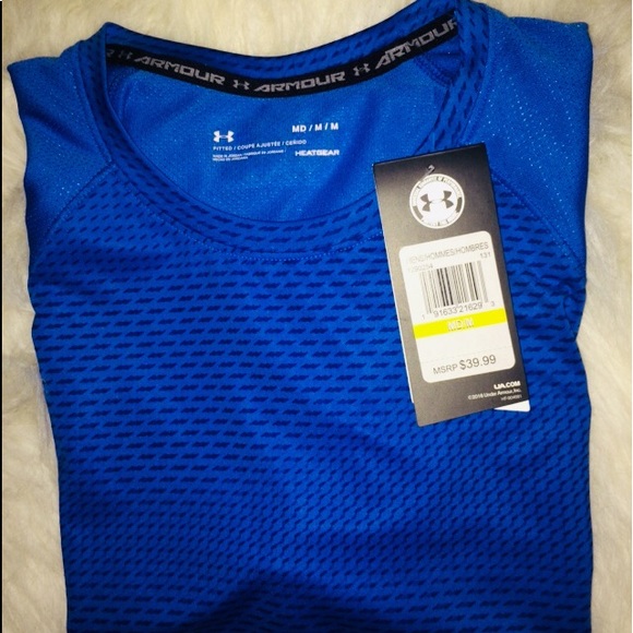Under Armour Other - Under Armour Blue Canal Men’s Short Sleeve shirt M